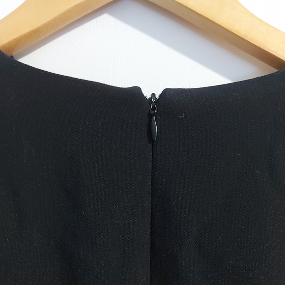 Gal Meets Glam Black Celeste Dress Round Neck Elegant Long Sleeve - Picture 7 of 10